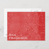 Carte graphique de San Francisco (Devant / Derrière)