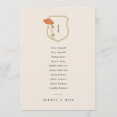 Carte graphique de siège Art nouveau vintage (Devant)