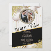 Carte graphique de siège photo élégante (Devant)