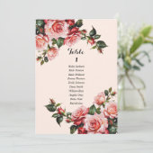 Carte graphique de sièges rose et rouge de jolies (Debout devant)