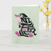 Carte Graphique de typographie de NIFFLER™ (Fleur jaune)