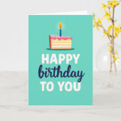 Carte graphique de vœux d'anniversaire (Fleur jaune)