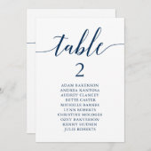 Carte graphique des paramètres du dîner Mariage mo (Devant / Derrière)