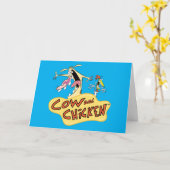 Carte Graphique du logo de la vache et du poulet (Fleur jaune)