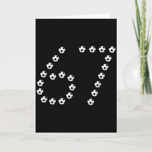 Carte Graphique du numéro de football 67 _ Maillot de sp