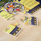 Carte graphique du puzzle Yorkshire (Côté)