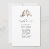 Carte graphique élégante de l'invité de mariage (Devant)