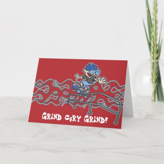 Carte Graphique faisant de la planche à roulettes de (Devant)