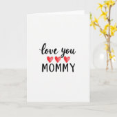 Carte Graphique Je T'Aime Maman (Fleur jaune)