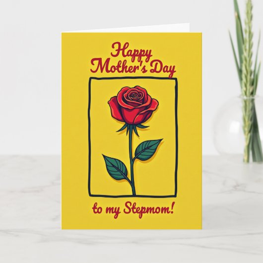 Carte graphique Jour Joyeux Floral (Devant)