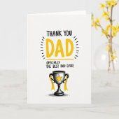 Carte graphique Meilleur Papa (Fleur jaune)