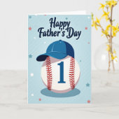 Carte graphique "Meilleur Papa" (Fleur jaune)