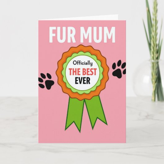 Carte graphique Meilleure Maman (Devant)