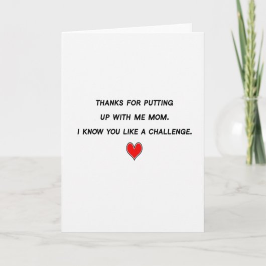 Carte graphique Merci Maman (Devant)