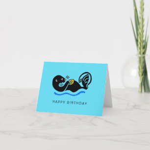 Carte Graphique mignon- Sea OTTER- Conservation - Nature