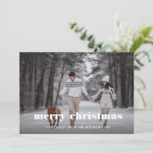 Carte Graphique minimal | Photo de Noël Aqua (Debout devant)