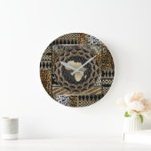 Carte graphique Motif Afrique grande horloge (Maison)