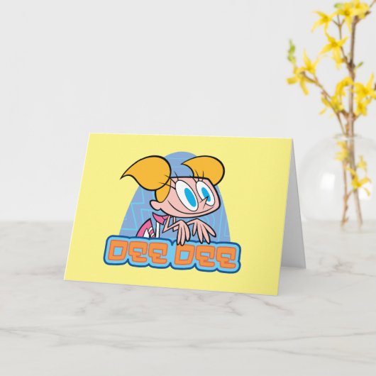 Carte Graphique Nom du caractère Dee Dee (Fleur jaune)