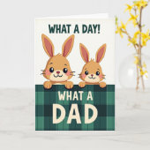 Carte graphique Plaid Quel Papa (Fleur jaune)