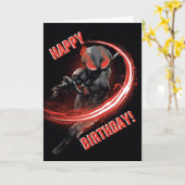 Carte Graphique rouge de grand coup de Manta noir (Fleur jaune)