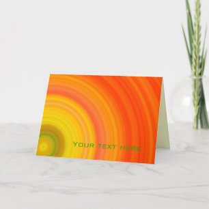Carte graphique solaire orange