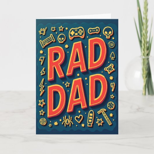 Carte Graphique Super Papa Cool (Devant)