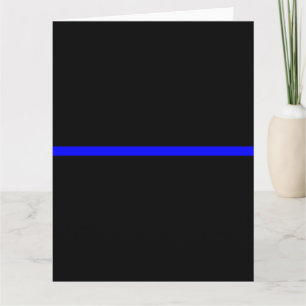 Carte Graphique Symbolique de ligne bleue mince