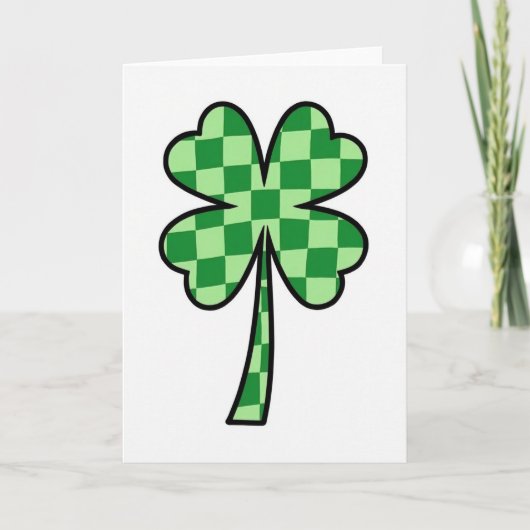 Carte graphique Trèfle Chanceux (Devant)