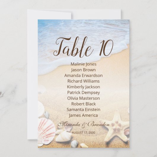 Carte graphique Tropical Sunset Beach Wedating Sea (Devant)