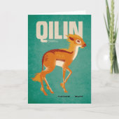 Carte Graphique Vintage Qilin (Devant)