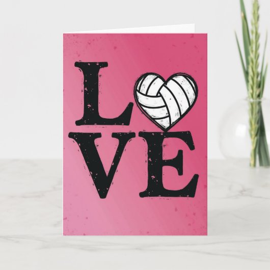 Carte Graphique Volley Amour (Devant)