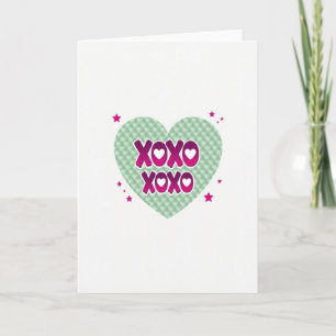 Carte graphique Xoxo sincère