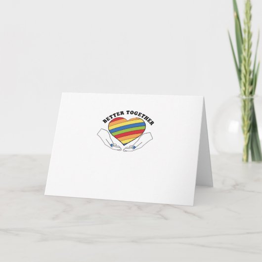 Carte Graphiques Better Together Style Créatif (Devant)