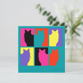 Carte Graphiques de chat par Miriam Kilmer de risingdove (Debout devant)