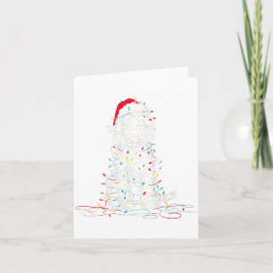 Carte Graphiques de Noël amusants de Sheepadoodle Chien