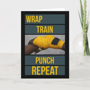 Carte Graphiques Punchy Wrap Train Punch Répéter, Boxe K
