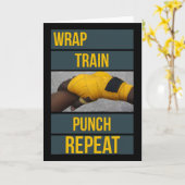 Carte Graphiques Punchy Wrap Train Punch Répéter, Boxe K (Fleur jaune)