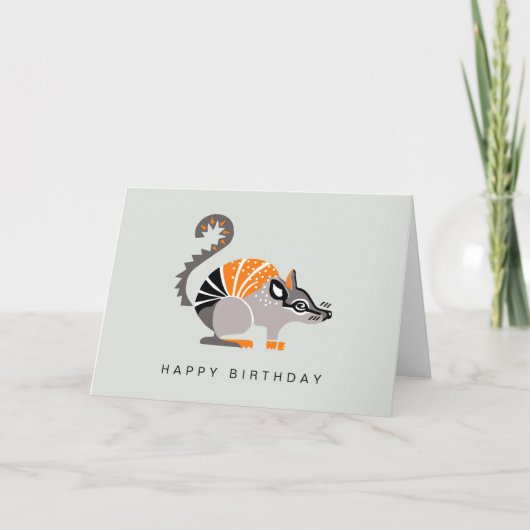 Carte Graphisme cool - NUMBAT - Faune - Australie (Devant)