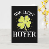 Carte Graphisme de la Saint-Patrick pour un acheteur une (Fleur jaune)