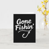 Carte Graphisme de pêche de poche Parti pêcher pour les (Fleur jaune)