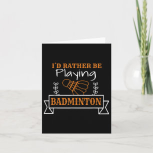 Carte Graphisme de volant de badminton pour un joueur de
