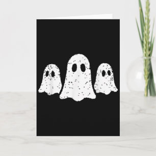 Carte Graphisme Trio Fantôme Vintage – Rétro Soky Hallow