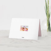 Carte Grappe Verticale De Fleurs Sakura Dans Le Jardin (Dos)