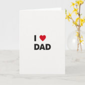 Carte gras "J'aime Papa" (Fleur jaune)