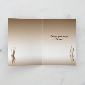 Carte Grass Dia del Padre en bronze (Intérieur)