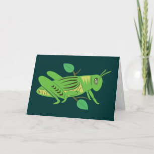 Carte Grasshopper vert