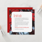 Carte Gratitude Corporate Holiday Card (Devant/Arrière en situation)