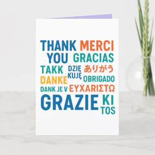 Carte 🌍 "Gratitude multilingue"