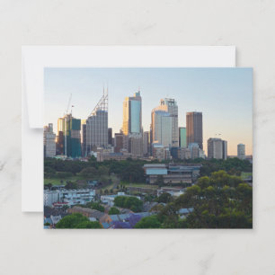 Carte Gratte-ciel du centre d'affaires de Sydney