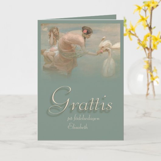 Carte Grattis CC0141 Anniversaire (Fleur jaune)